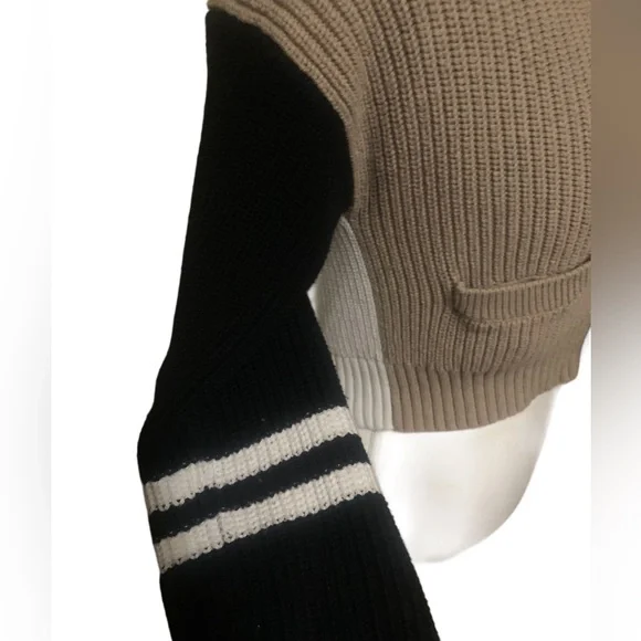 Tommy Jeans Colorblock Cropped Cardigan - Picture 3 of 11